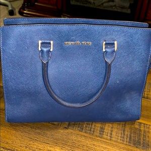 Michael Kors Navy Blue Purse